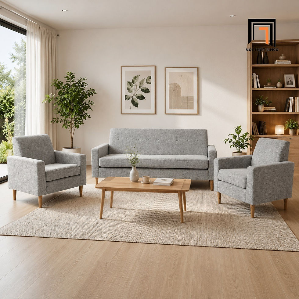 sofa phòng khách dài 1m8