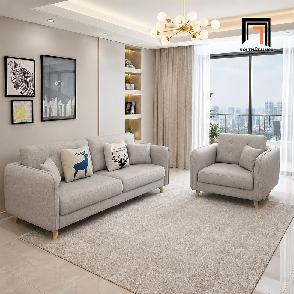 sofa phòng khách dài 2m1