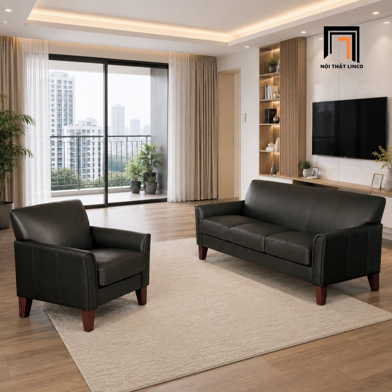sofa phòng khách dài 2m