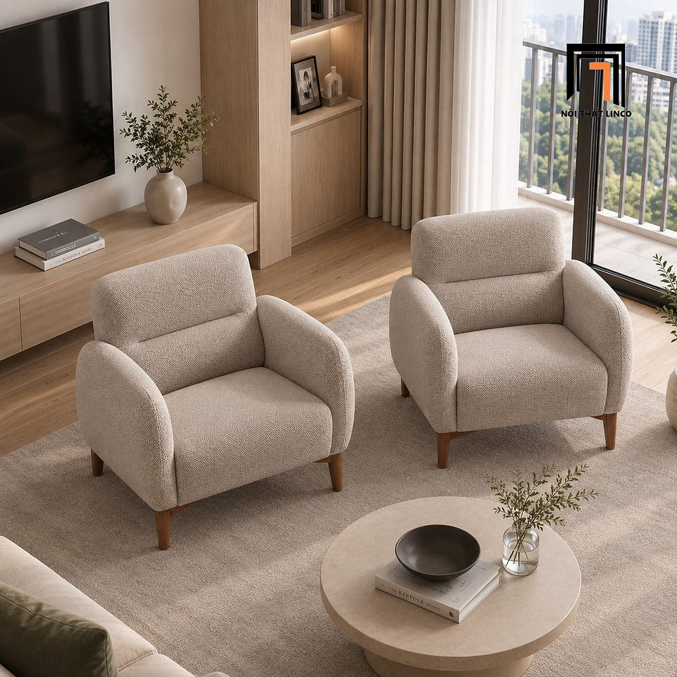 sofa bọc vải nỉ mềm