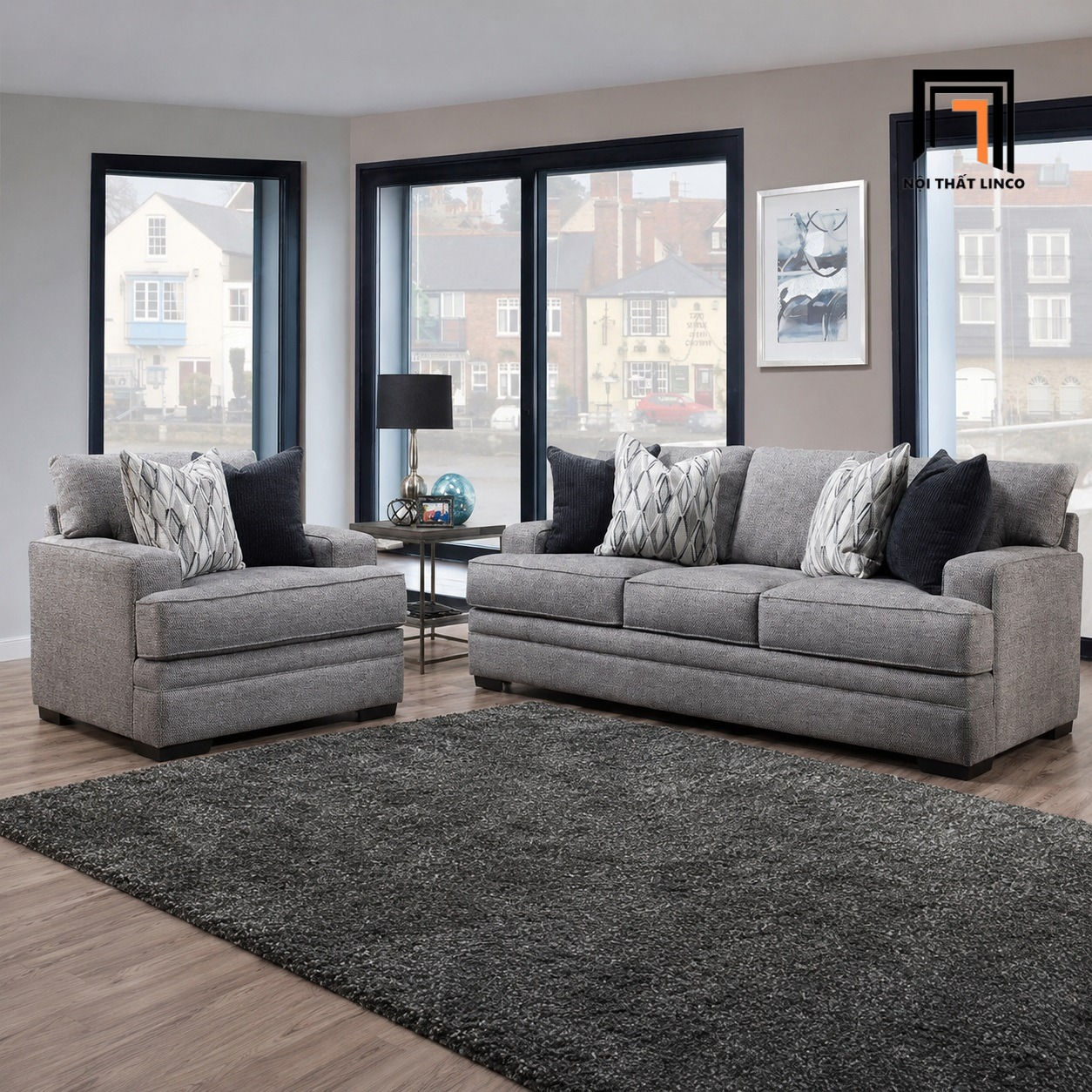 sofa phòng khách dài 2m2
