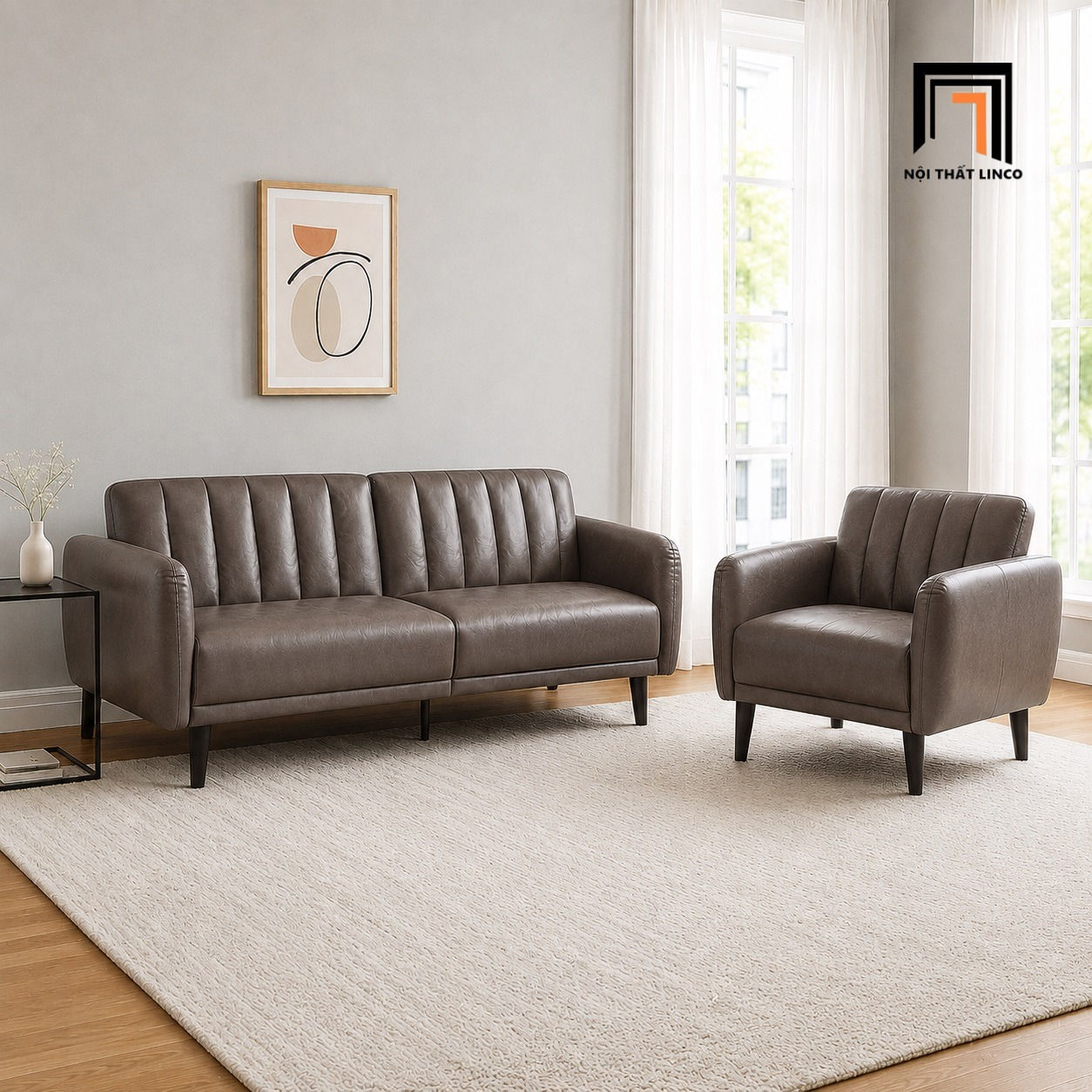 sofa phòng khách dài 2m