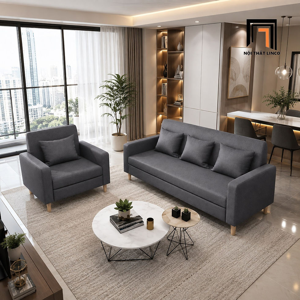 sofa phòng khách dài 1m8