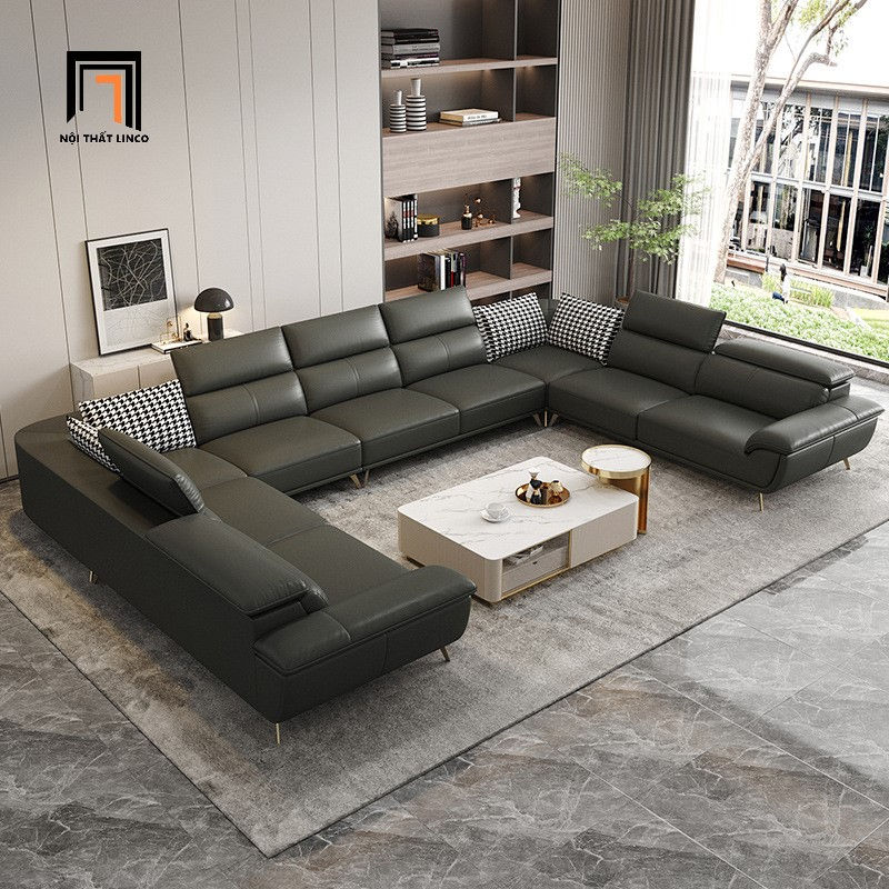 sofa chữ U dài 3m8