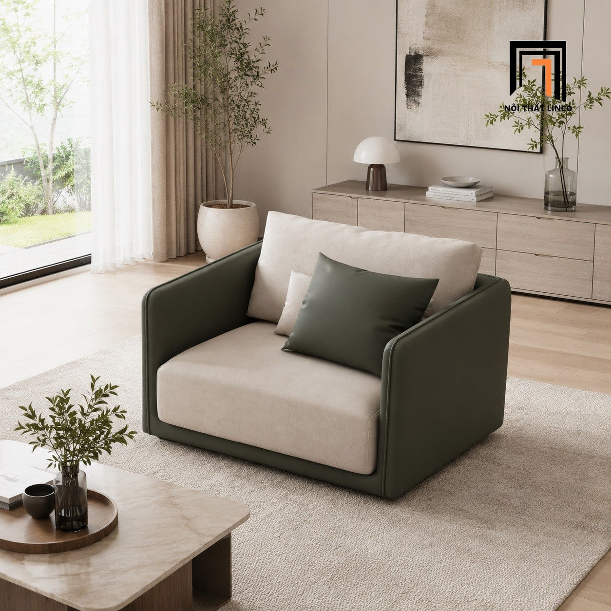 sofa đơn cho phòng khách