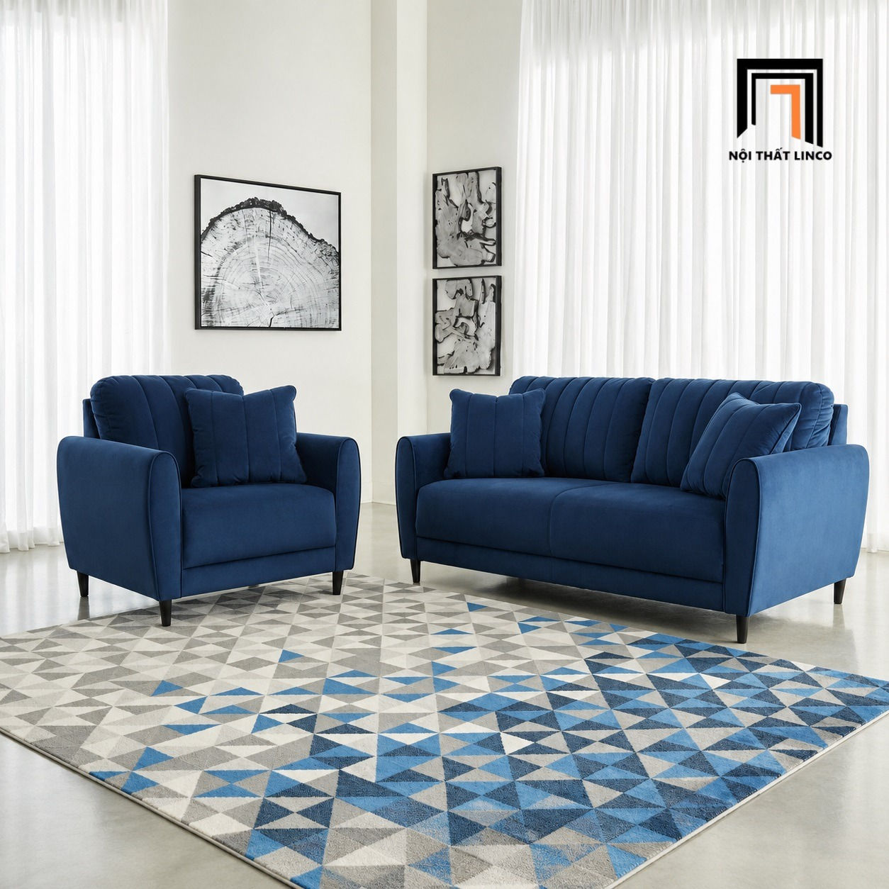 sofa phòng khách dài 1m9