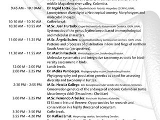 Symposium on Molecular Data and Biodiversity Conservation!!! Do not miss it!!!