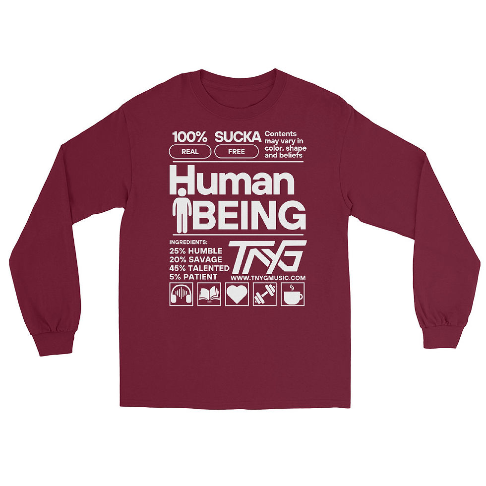 Thumbnail: 'Human Being' Mens Long Sleeve