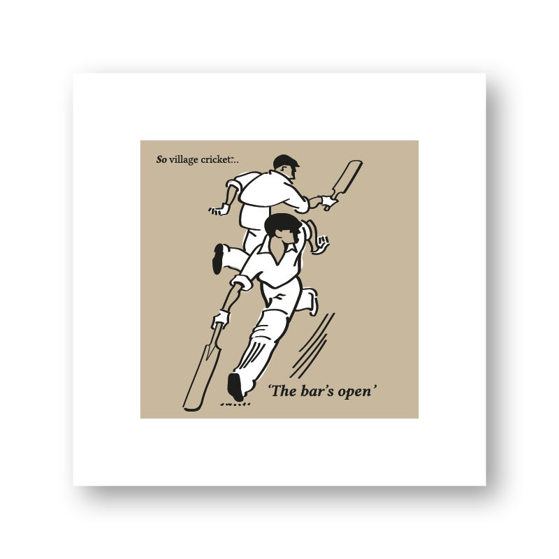 Cricket batters scoring runs