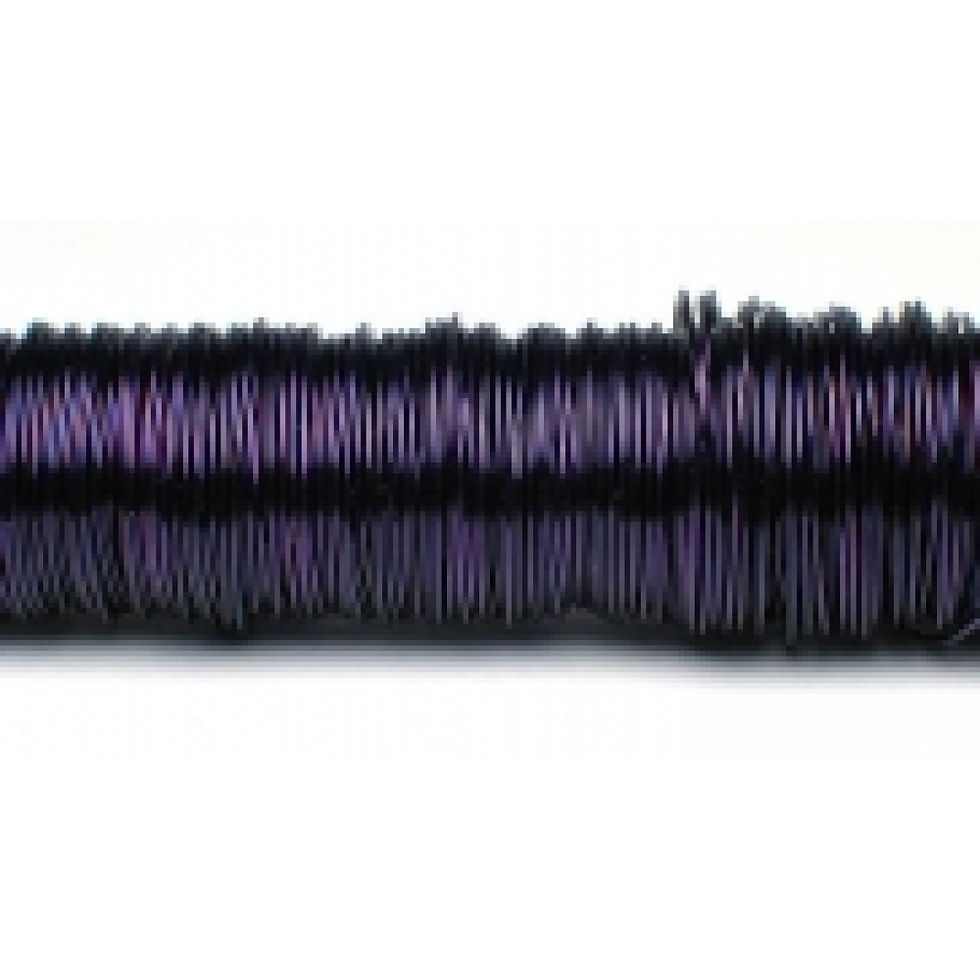 תמונה ממוזערת: חוט שזירה ממתכת מצופה בצבע מטלי בעובי 0.5 מ"מ מארז 100 גרם תוצרת גרמניה