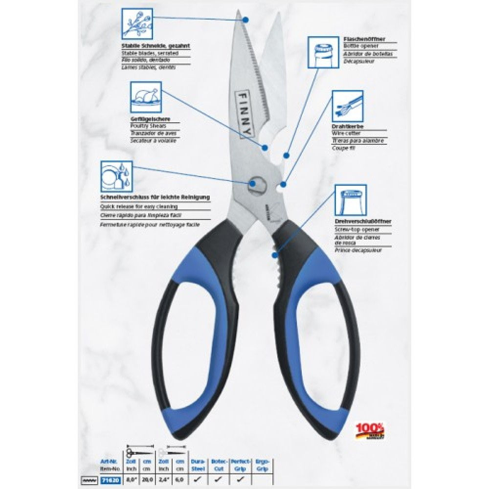 מספריים גרמניות למטבח דגם 771620