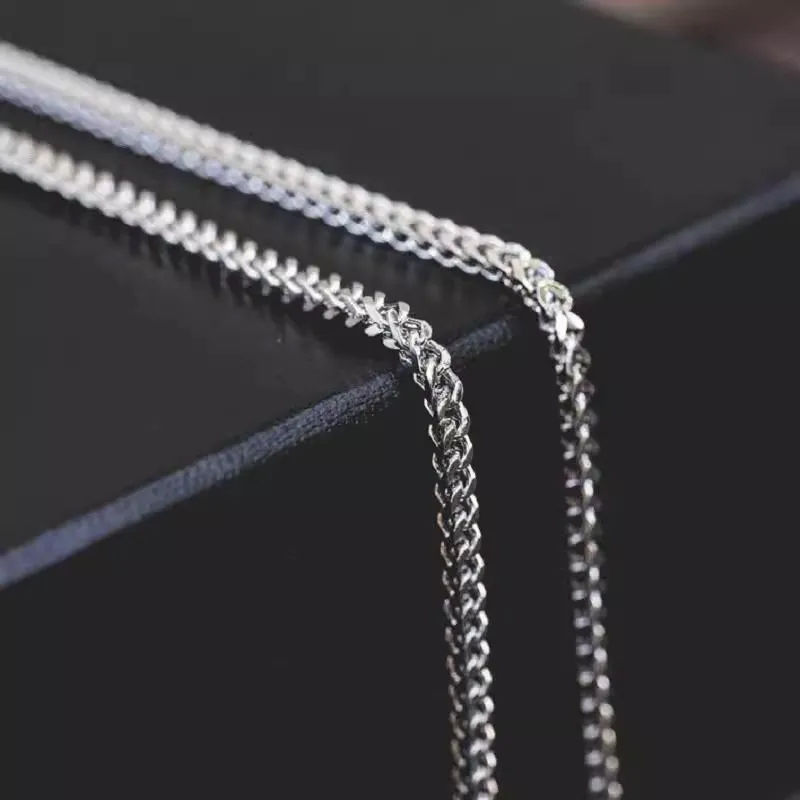 Thumbnail: Titanium Steel Geometric Chain Necklace