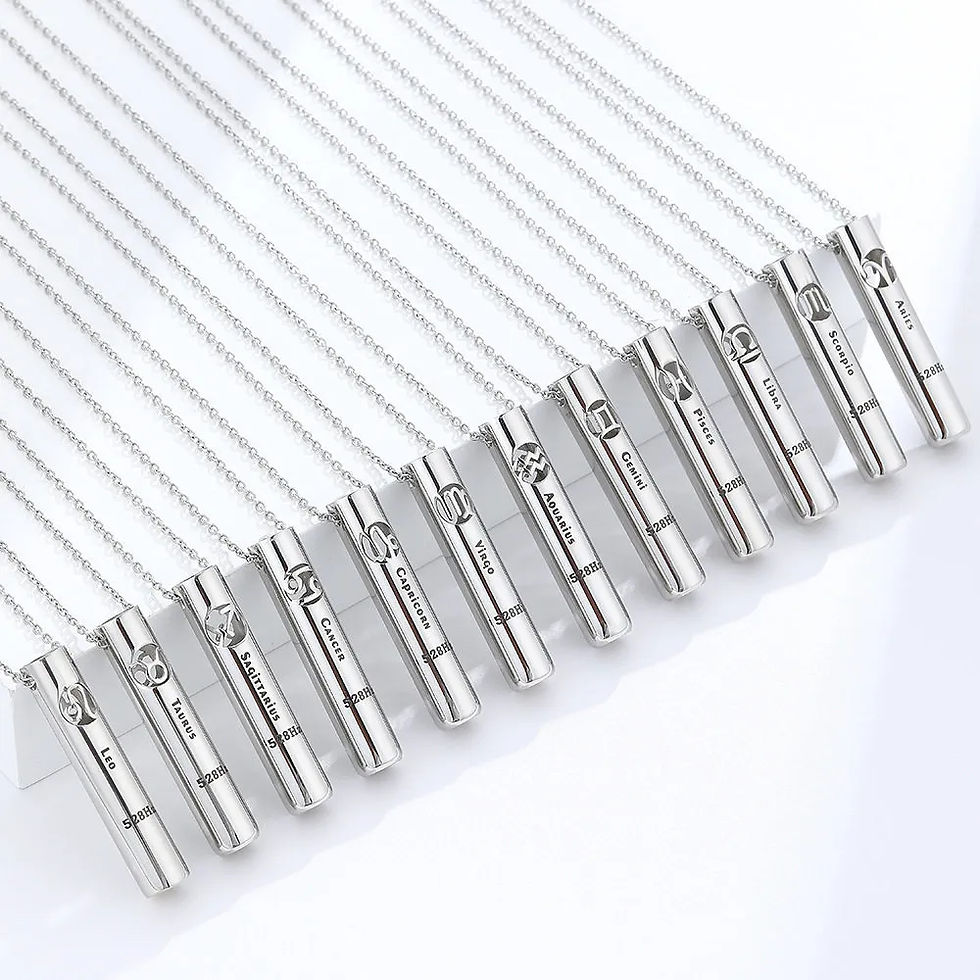 Thumbnail: Breathing Whistle Zodiac Necklace with 528Hz Meditation Pendant