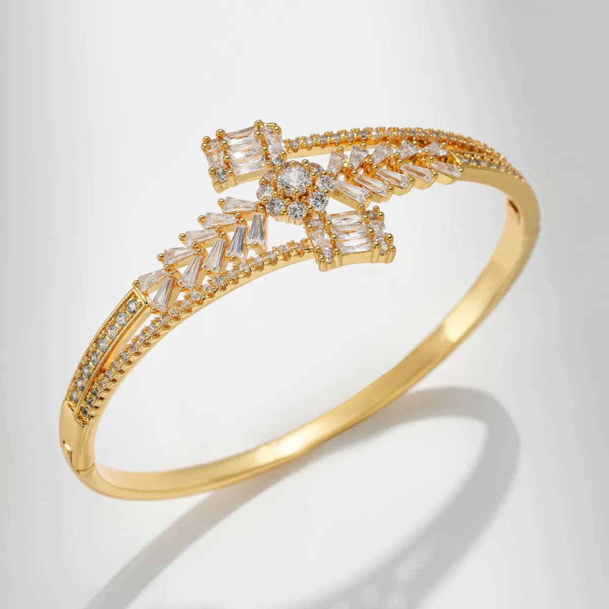 Geometric Zircon Bracelet