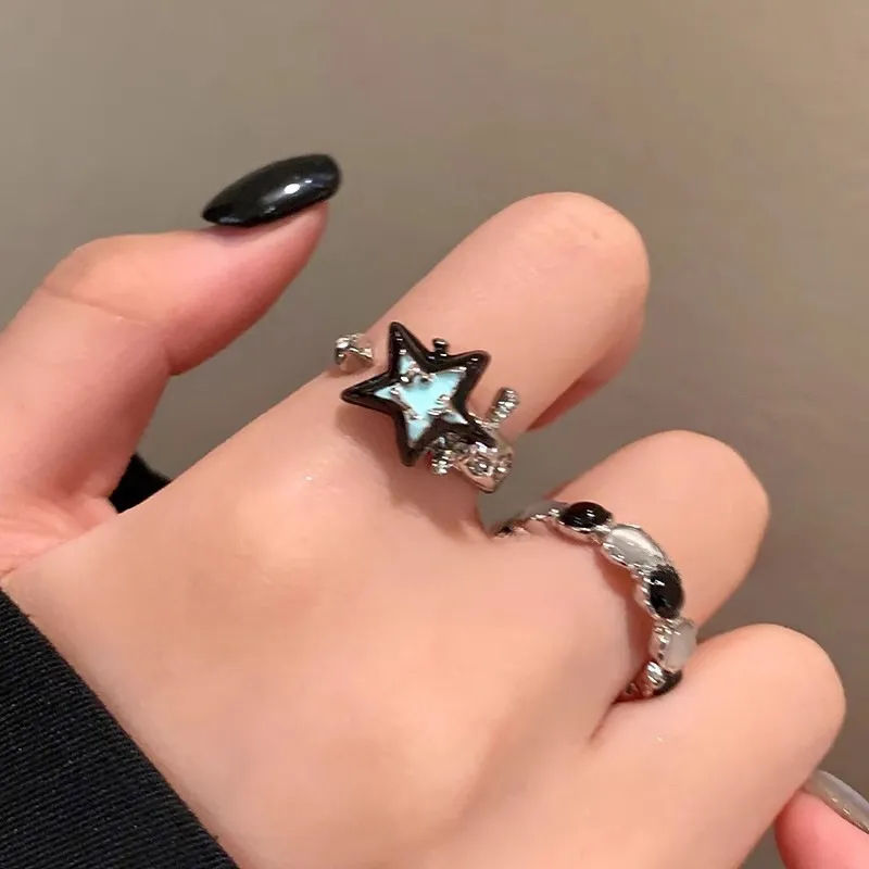 Thumbnail: Star opal rings