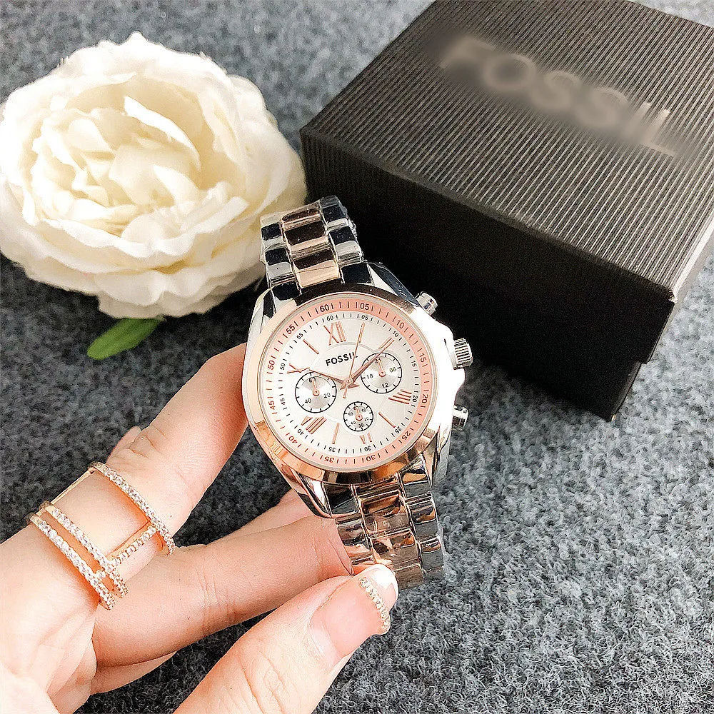 Rose Gold Chronograph Watch