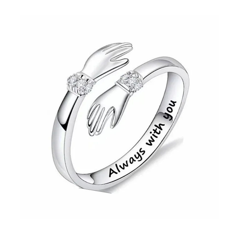 Adjustable Engraved hand wrap Rings