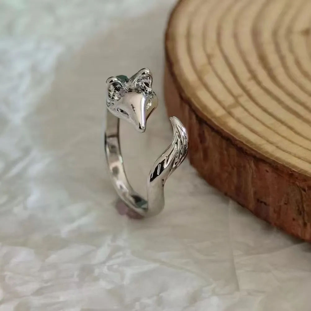 Adjustable Fox Open Ring