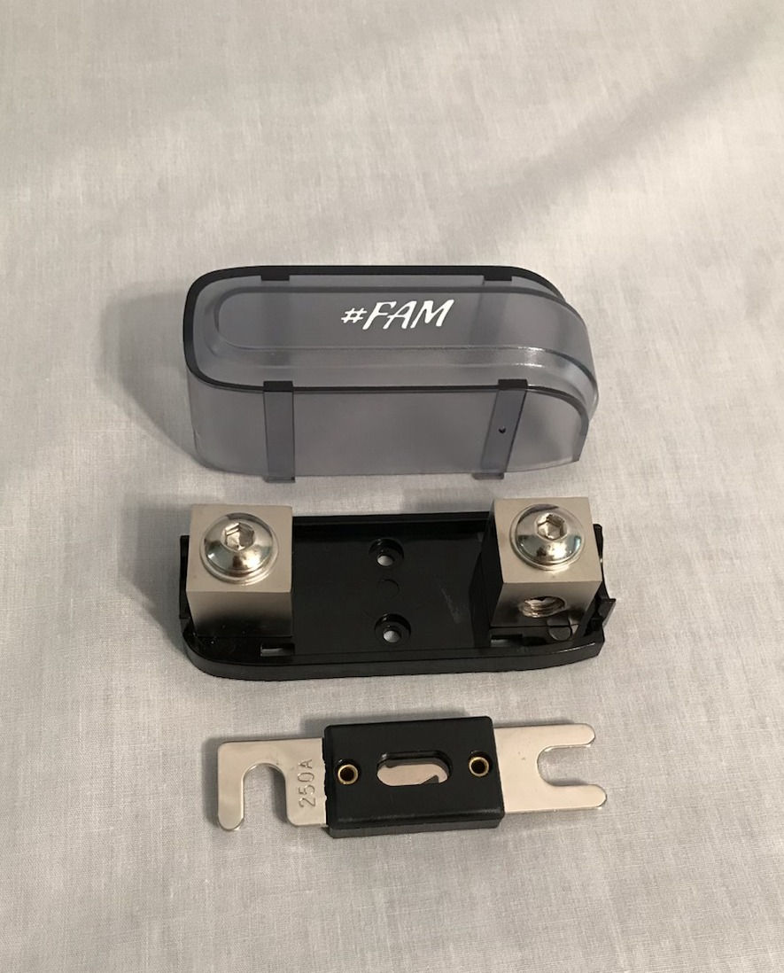 Thumbnail: 1/0AWG #FAM ANL Fuse Holder with Fuse