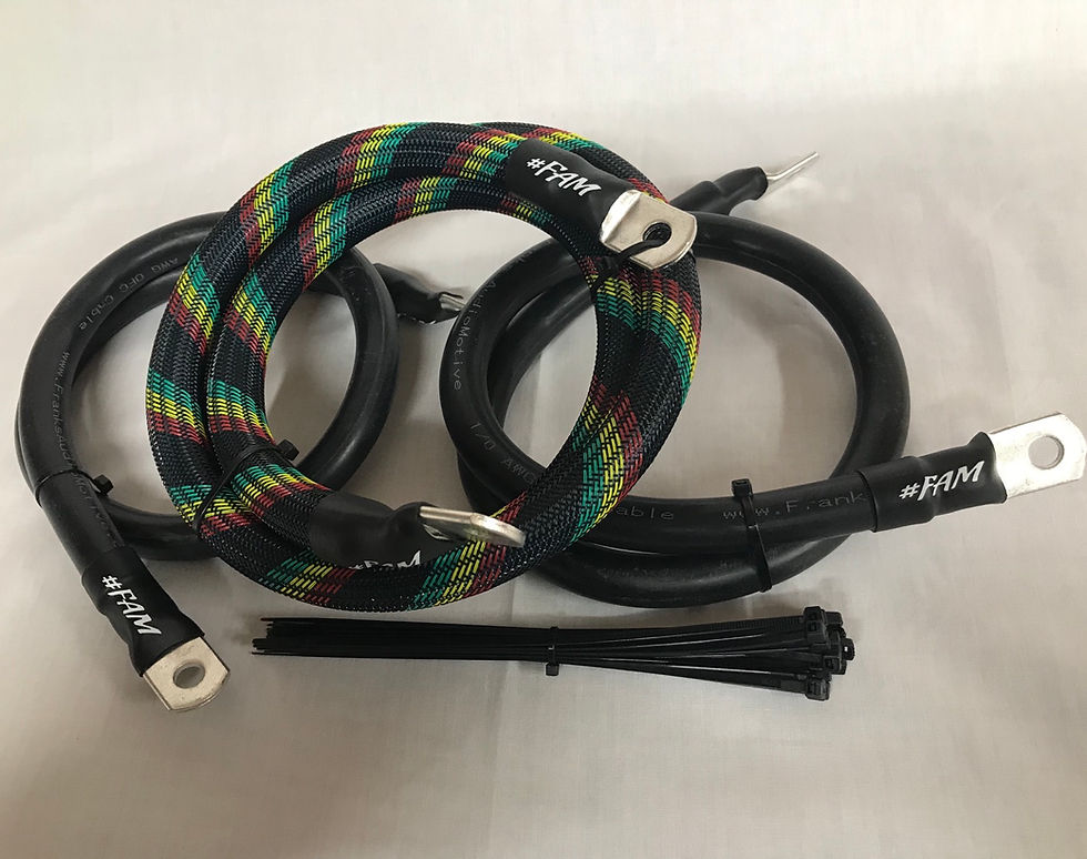 Thumbnail: Custom Made 1/0 AWG Copper Big Three Upgrade Kits