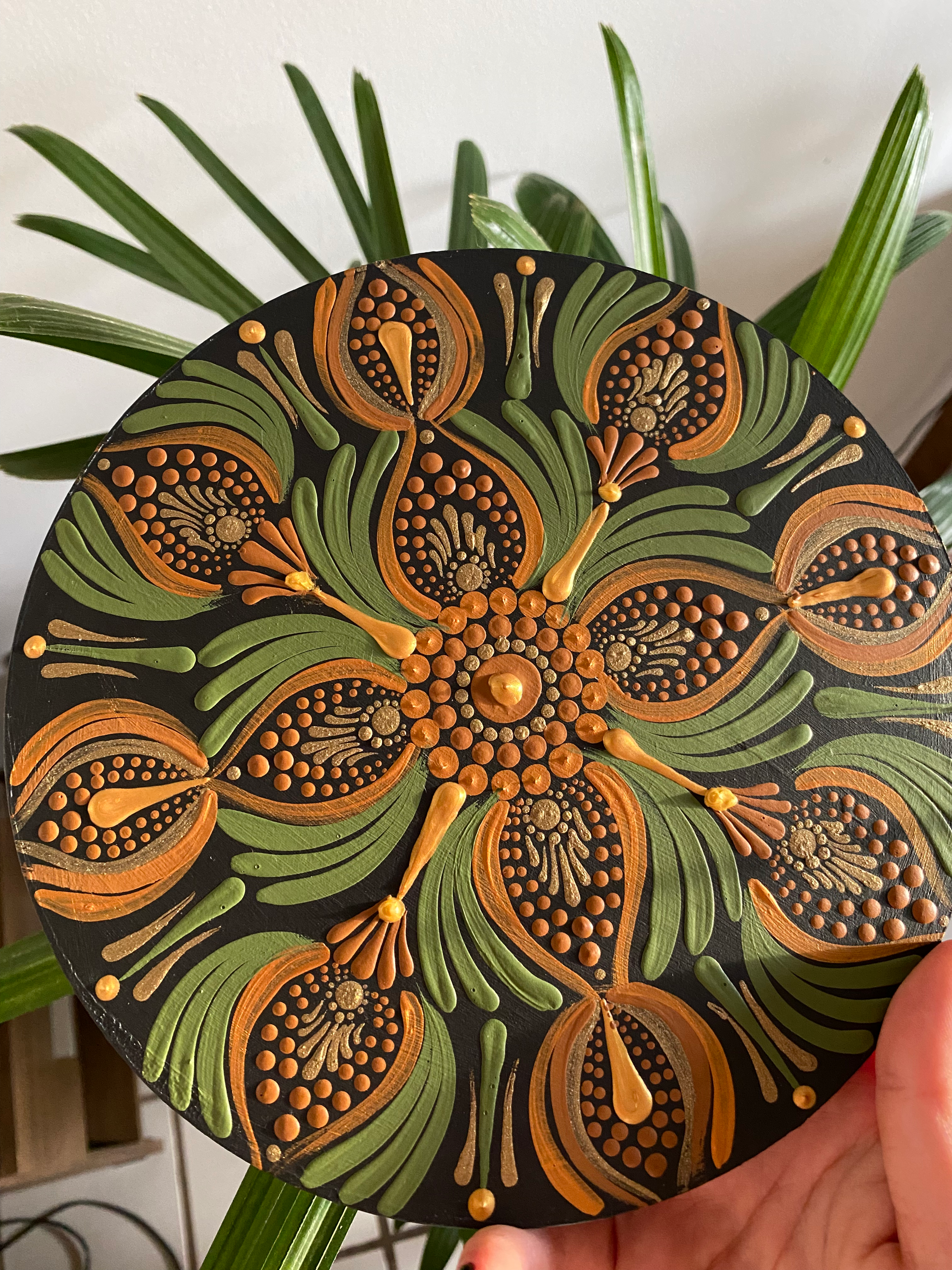 Mandala Folharia 20cm