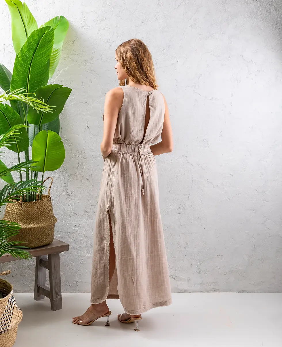 Küçük resim: Çift Yırtmaçlı Müslin Etek