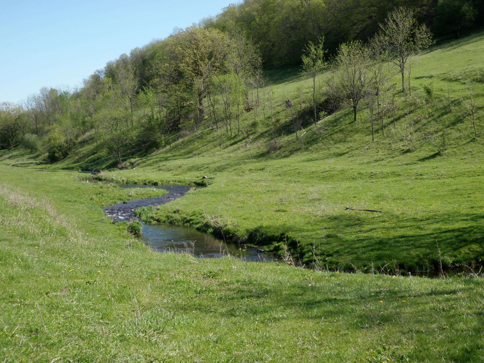 Coulee valley creek