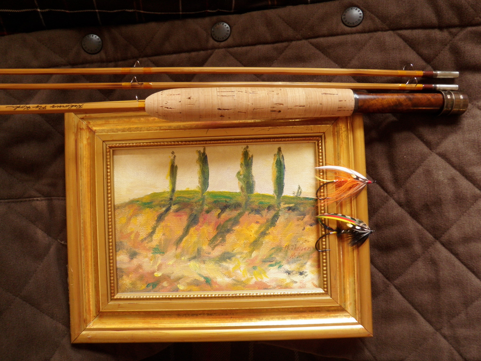 Salmon flies and italian painting