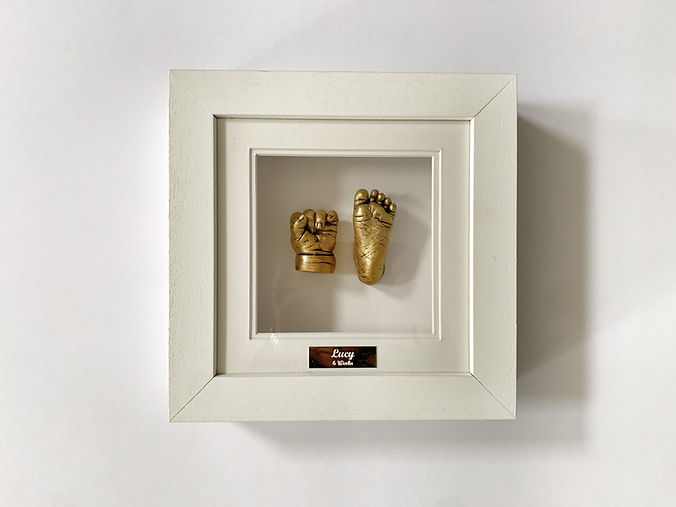 8X8 3D baby hand and foot casting