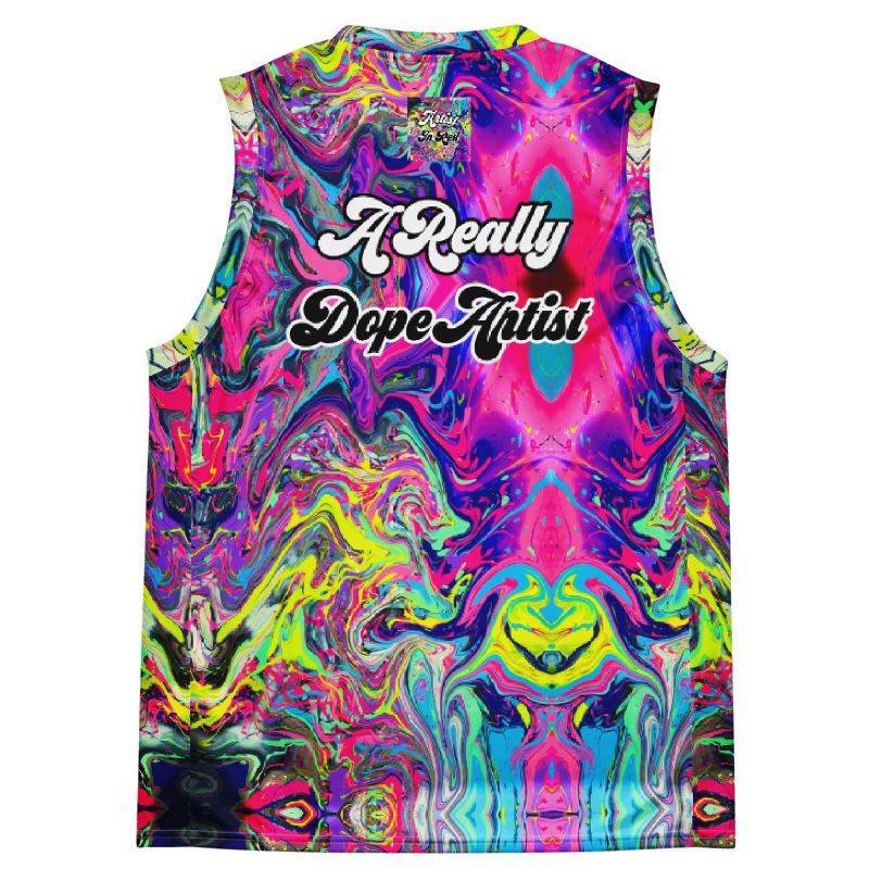 Thumbnail: “Bunny Hops” All Over Print Unisex Basketball Jersey