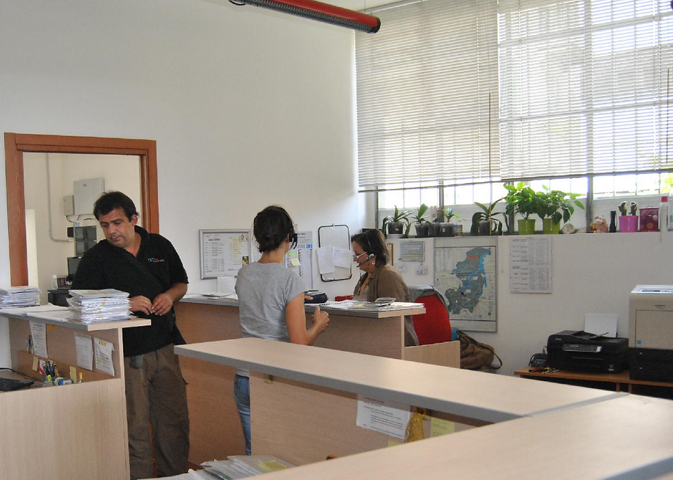 Lo staff al lavoro