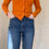 Thumbnail: Orange Sweater Shirt | S