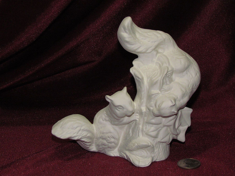 Kimple Ceramic Squirrels at Play
