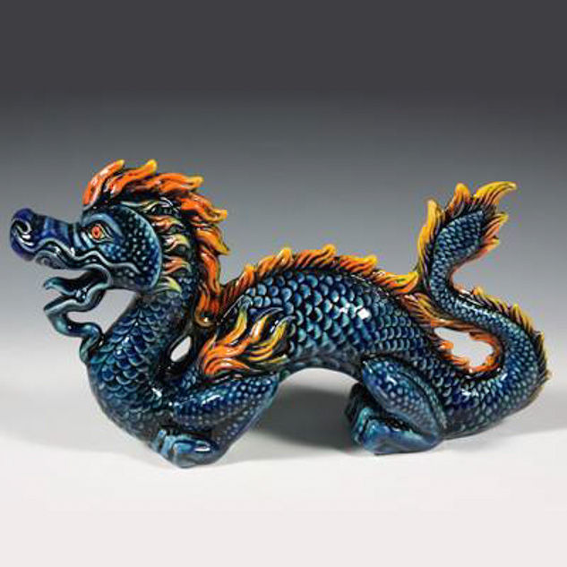 Thumbnail: Ceramic Mayco Asian Dragon