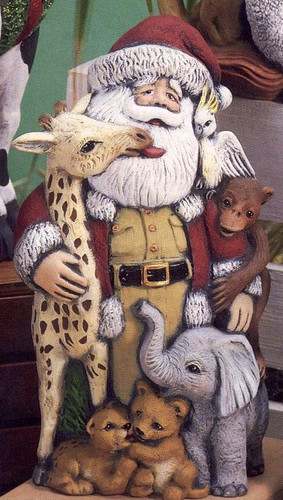 Gare African Wildlife Santa | Countryside Ceramics