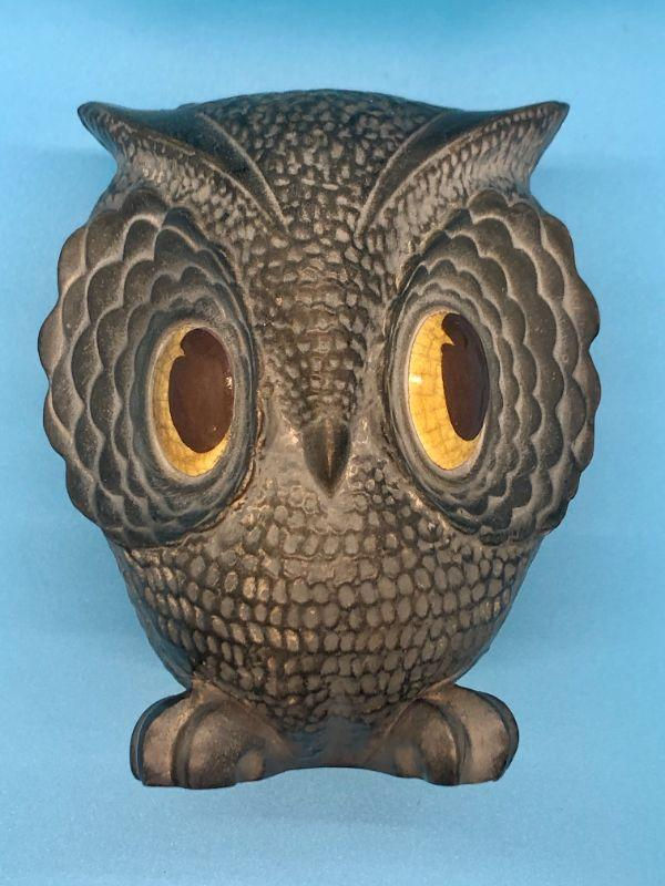 Ceramic small crazy owl