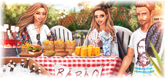 Cartas de la suerte: fiesta de barbacoa