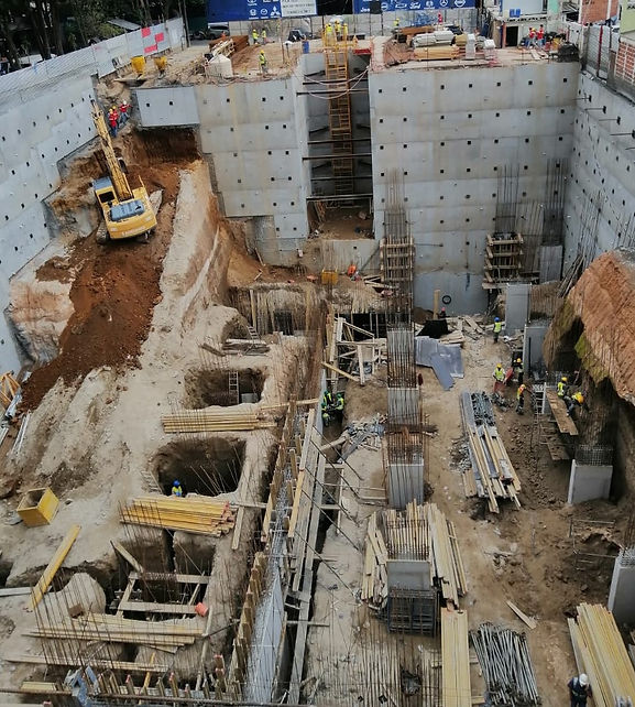 Construcción Obra Civil de sotanos y edificios