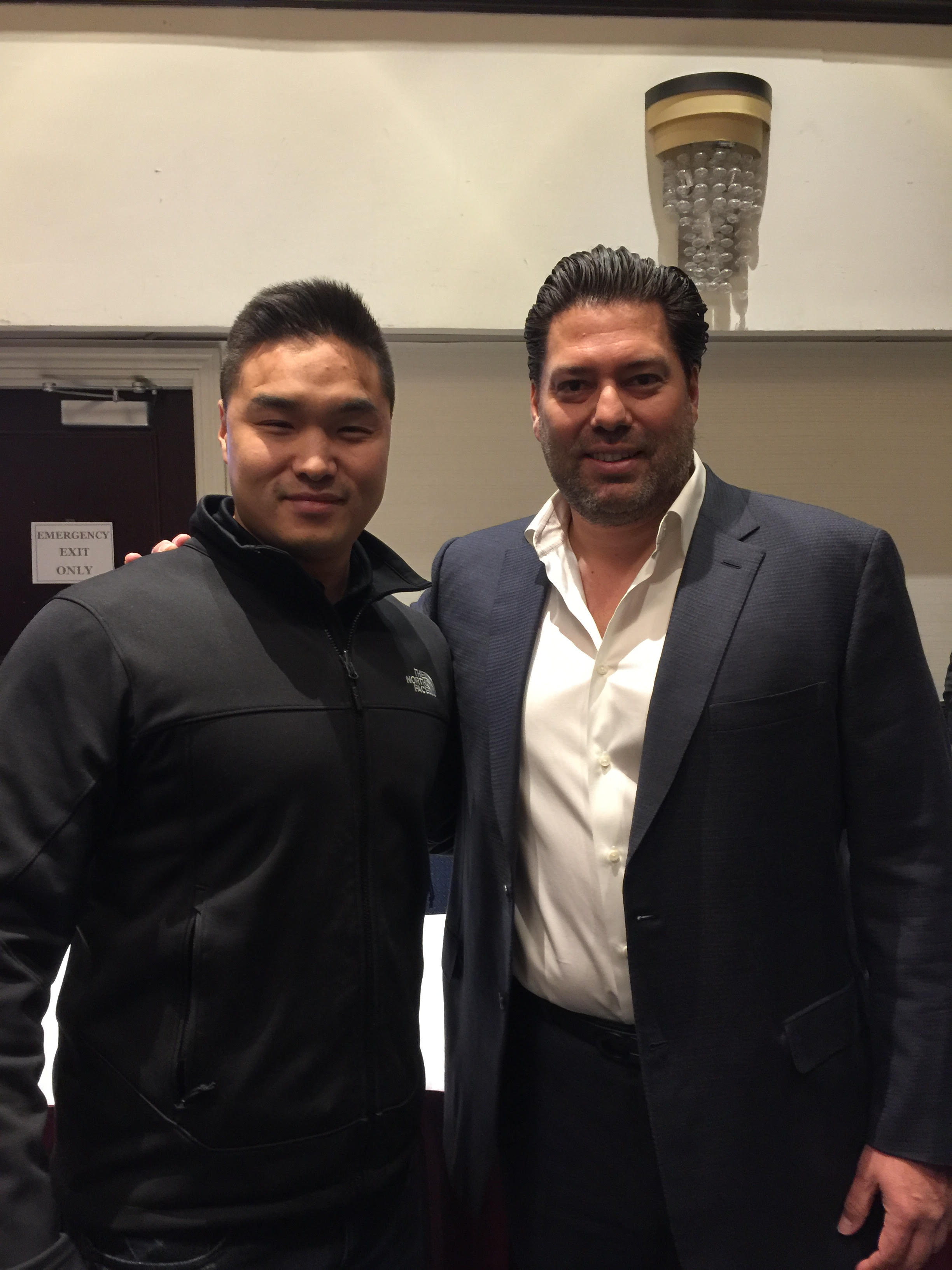 With Armando Montelongo