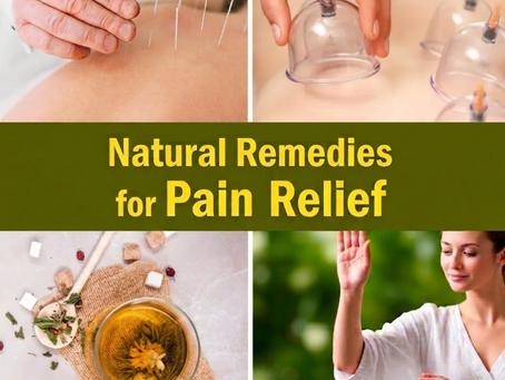 Natural Remedies for Lasting Pain Relief Without Medication