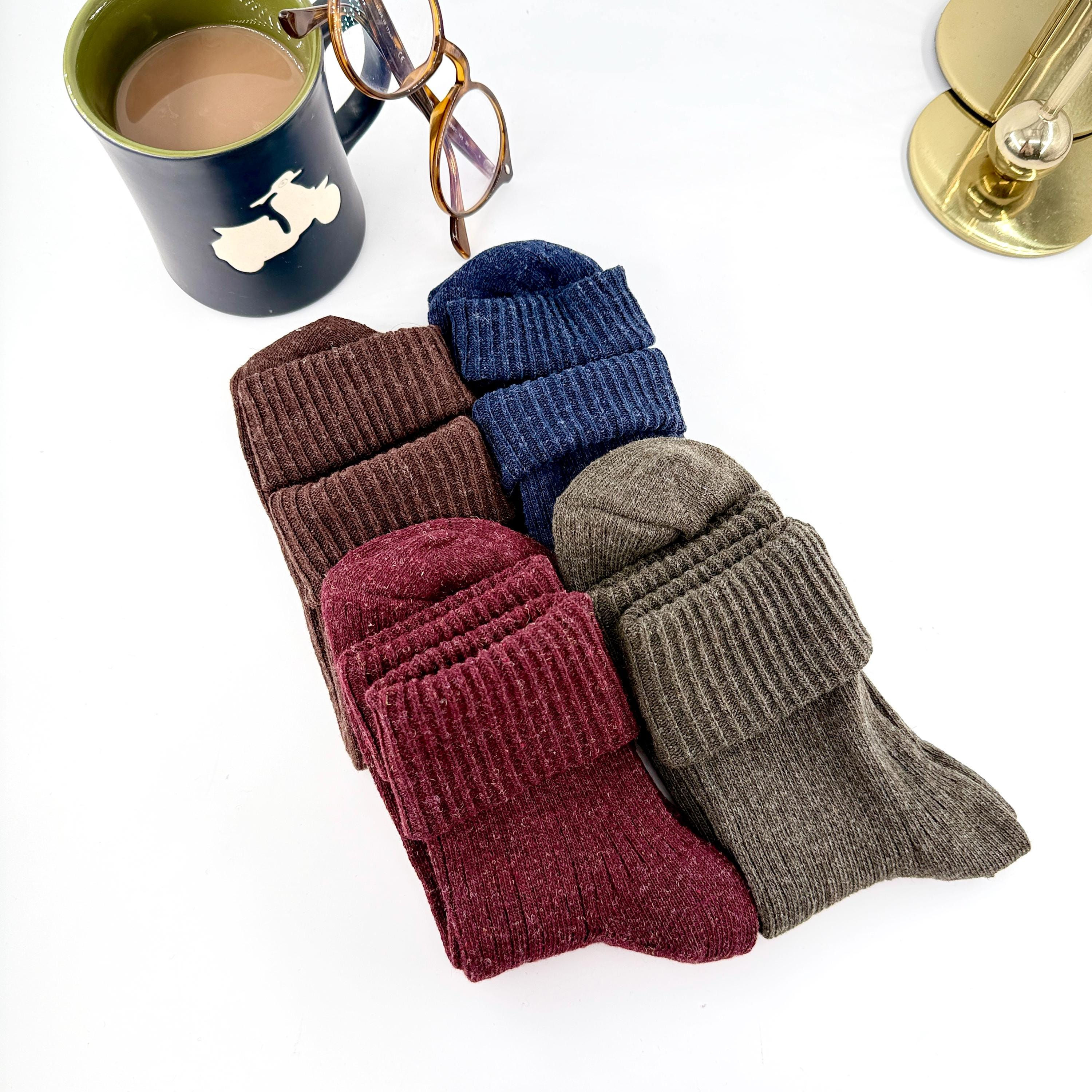 Merino Wool Boot Socks: Ladies Knit, Soft and Breathable