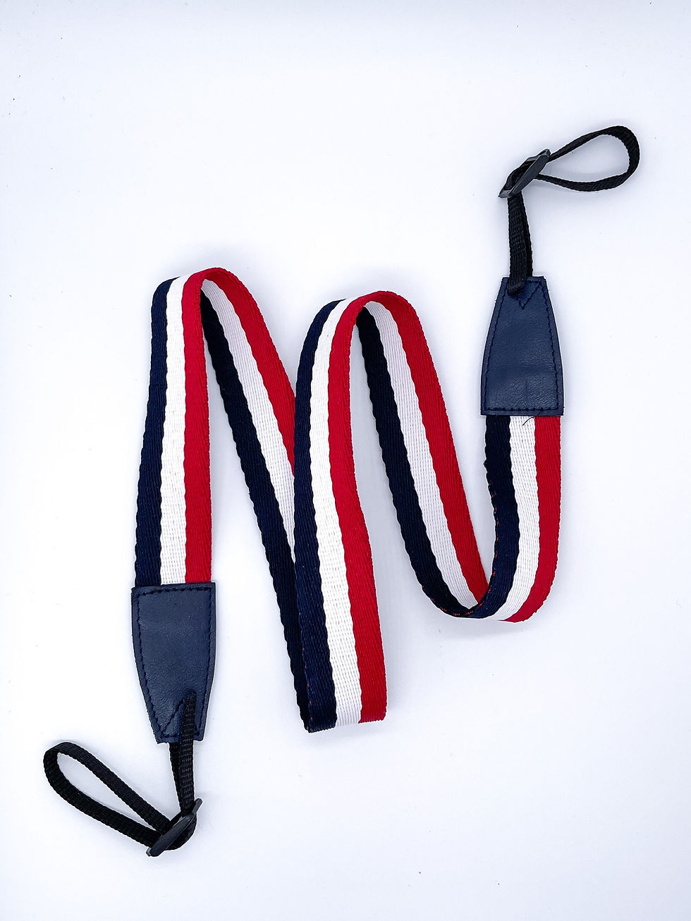 Thumbnail: Retro Striped Personalised Handmade Camera Strap Gift