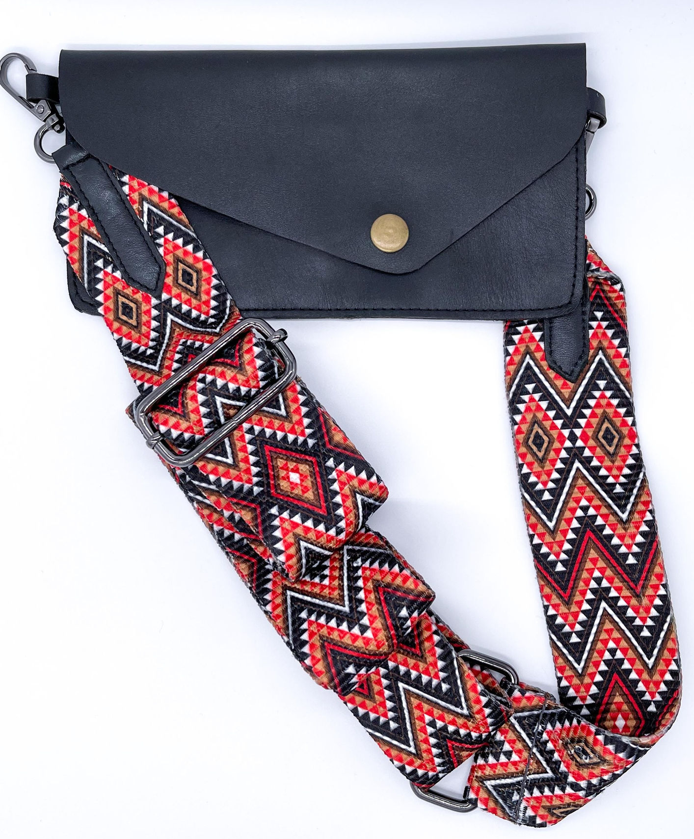 Bohemian Design Handmade Bag Strap, Adjustable Cotton Crossbody Strap