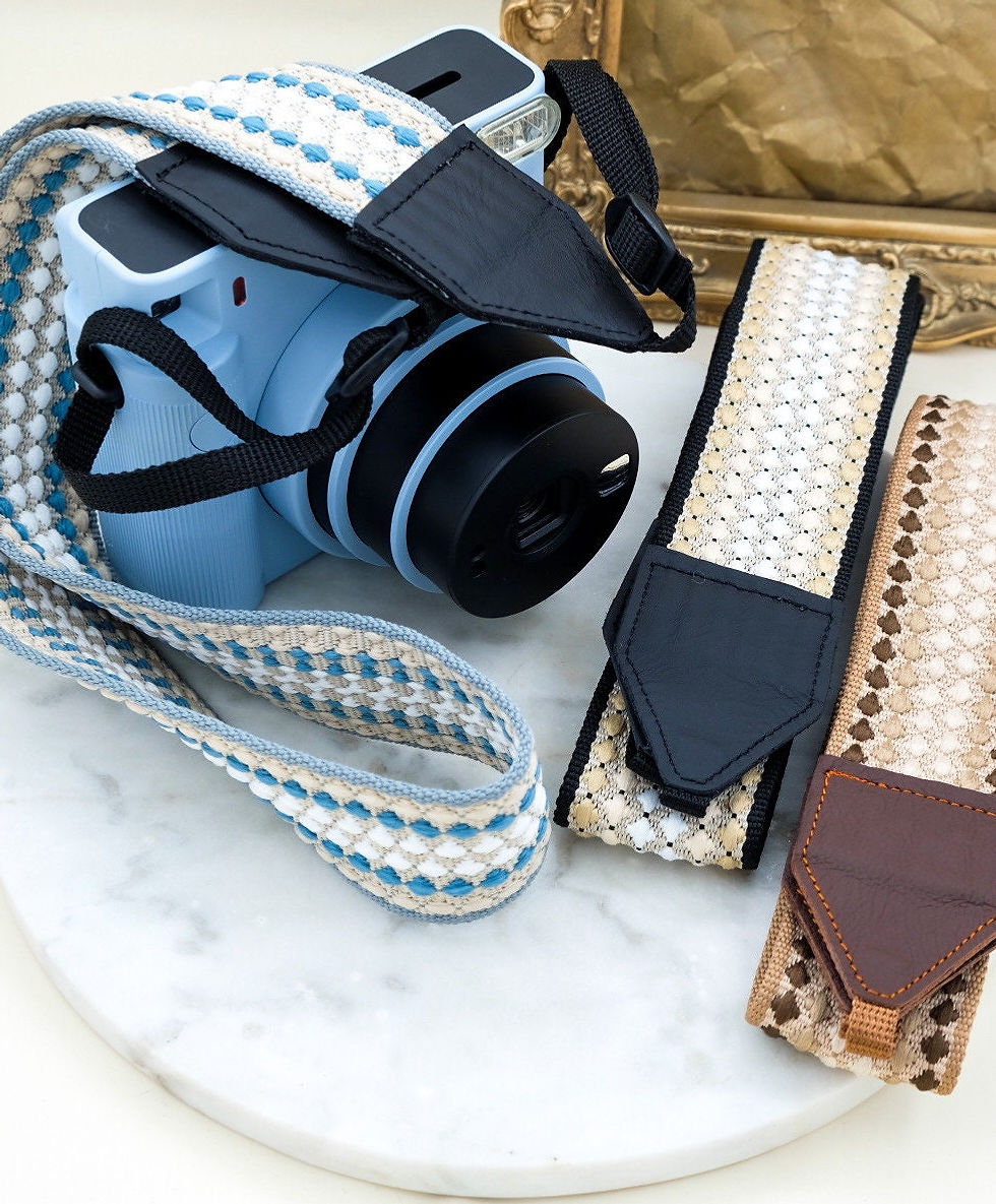 Thumbnail: Woven Handmade Camera Strap, Adjustable Camera Strap, Camera Accessories