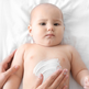 Lotion on a baby