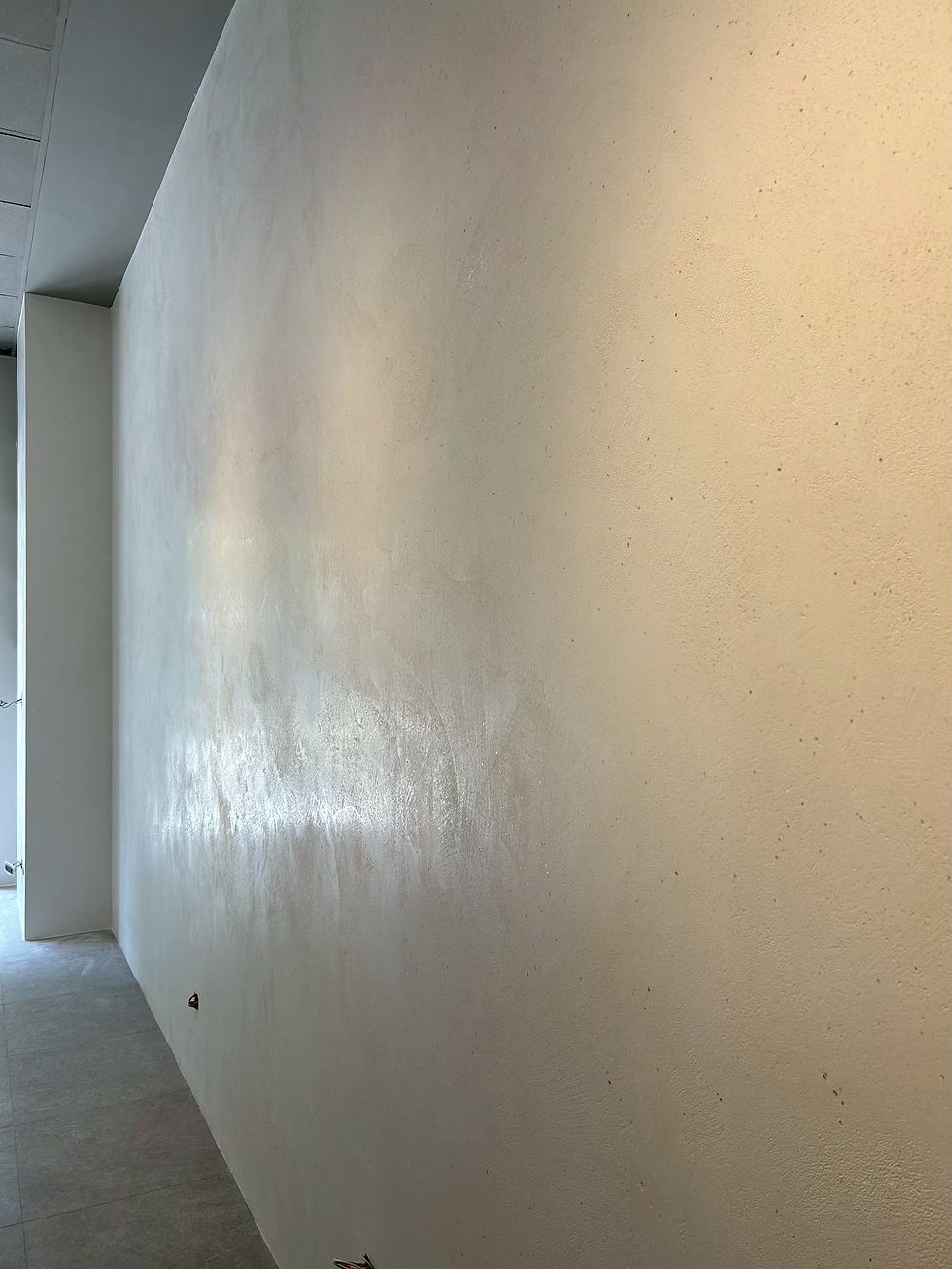 萊姆石藝術塗料大面積展示牆