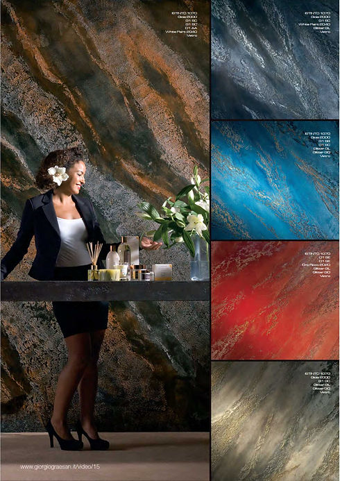 藝術漆(藝術塗料)豐富的視覺效果、多元化藝術風格