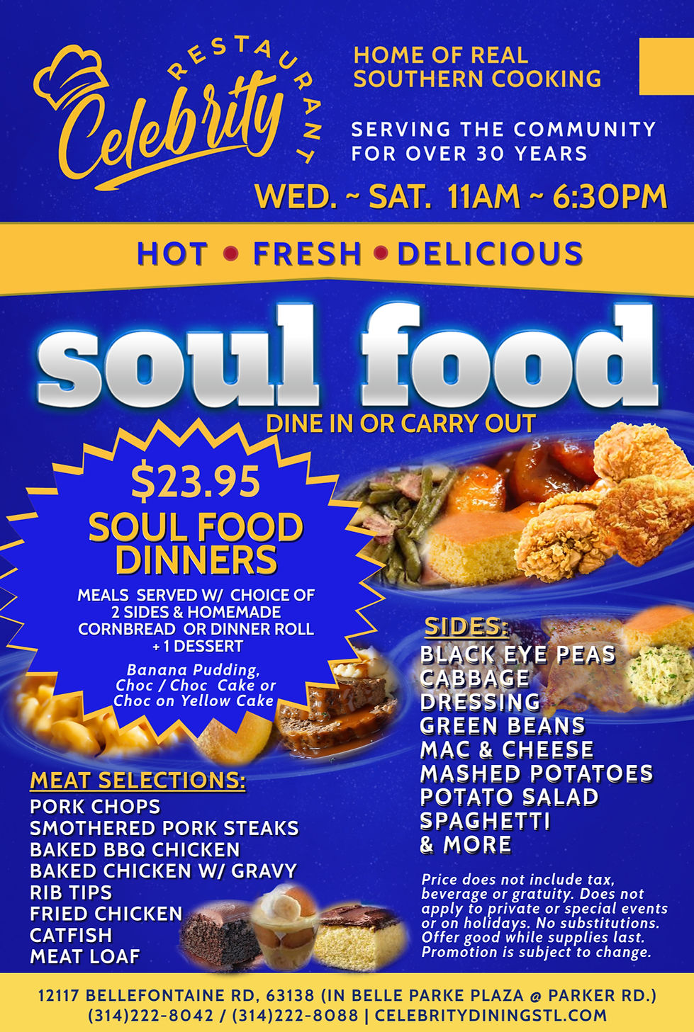 SOUL FOOD DINNER SPECIAL
