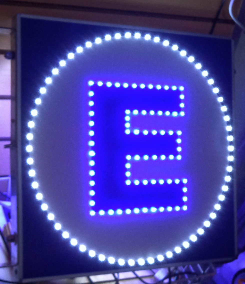 CARTEL LED ESTACIONAMIENTO