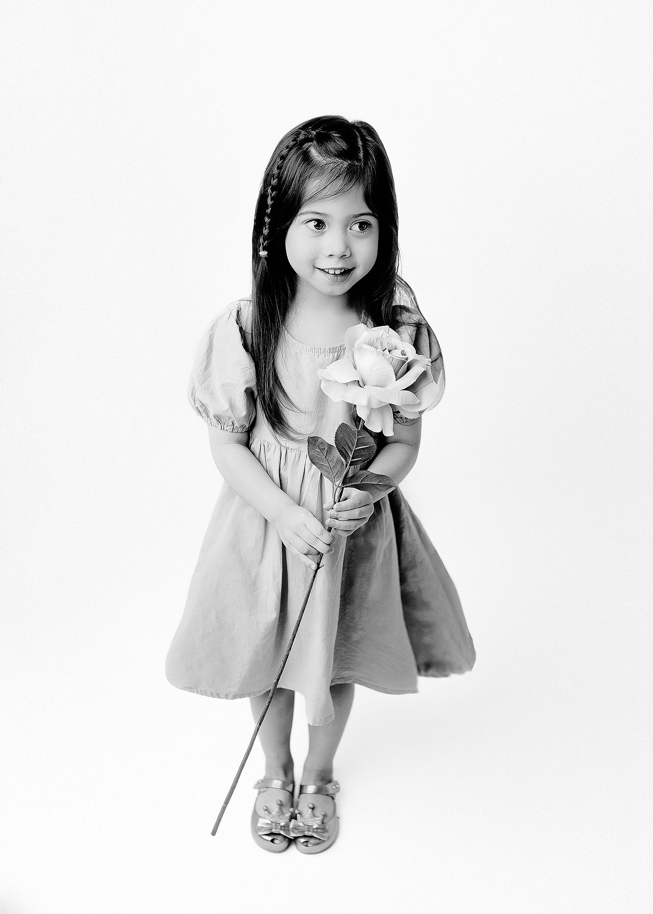 black and white canvas pictures of kids Calgary